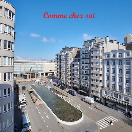 Lichtrijk En Comfortabel Hoekappartement Met Gratis Parking En Zeer Centraal Gelegen - Comme Chez Soi Oostende Eksteriør bilde
