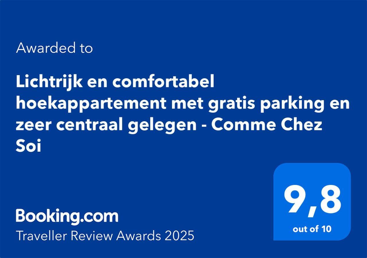 Lichtrijk En Comfortabel Hoekappartement Met Gratis Parking En Zeer Centraal Gelegen - Comme Chez Soi Oostende Eksteriør bilde